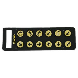 Radiant Touch Light-Permeable Silicone Rubber Keyboard