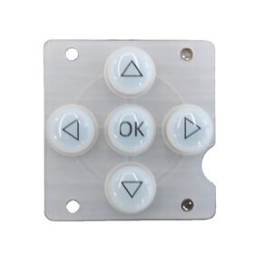Silicone Rubber Keypads with Tailored Epoxy Coating