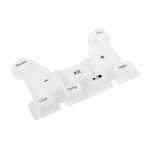 Electronic Silicone Rubber Buttons with Transparent Conductive Properties