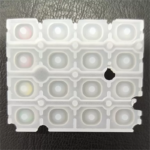 Laser Etched Printing Transparent Silicone Rubber Keypad