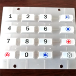 Laser Etched Printing Transparent Silicone Rubber Keypad