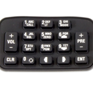 Silicone Rubber Keypad with Oil-Coated Compression Molding