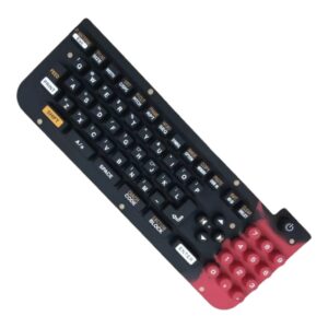 Certified 30 Shore A Dustproof Foldable Silicone Notebook Keyboard