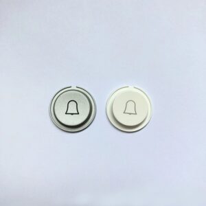 Custom Waterproof Laser-Etched Silicone Doorbell Button
