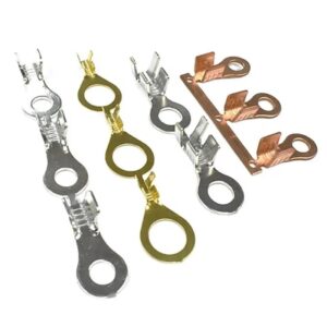 Precision Terminal Connection Tin Plating Brass Ground Loop