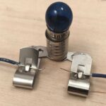 Plated Steel Fahnestock Spring Clips for Electrical Connections