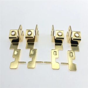 Custom Metal Stamped Front and Back Shrapnel Brass Coating