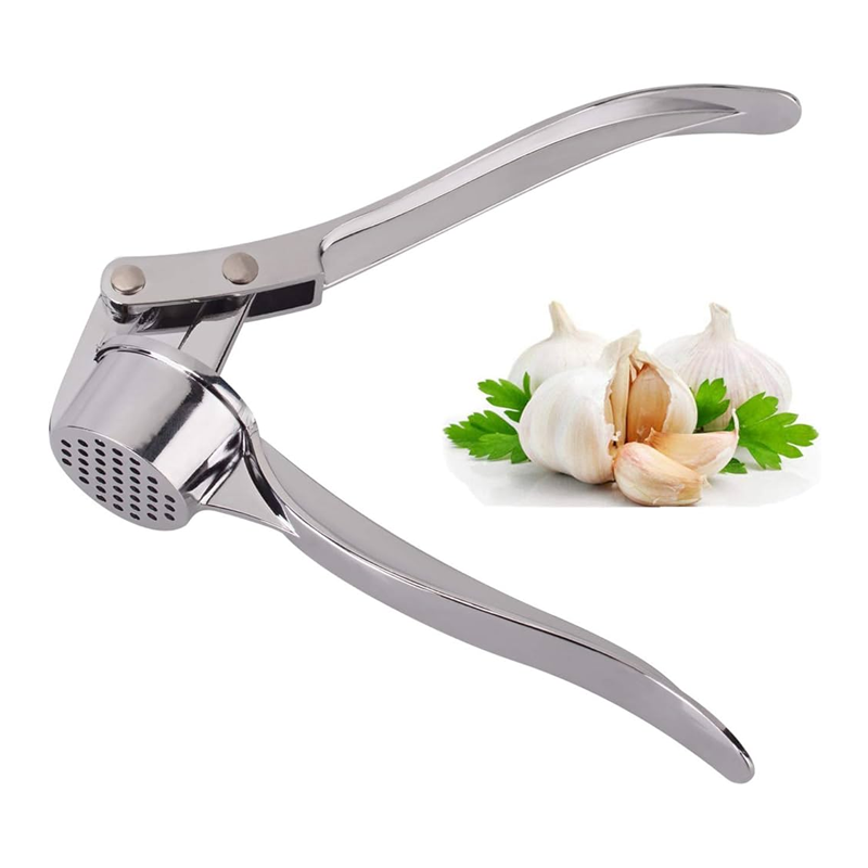 Customized Metal Stamping Stainless Steel Garlic Press for Kitchen Usage Manufacturers4