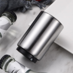 Customized Premium Silver Plating Stainless Steel Automatic Stamped Beer Bottle Opener Factory3