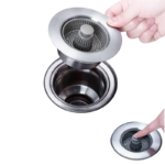 OEM Stainless Steel Kitchen Sink Plug Drain Strainer with Anti-Clog Basket Strainer Drains Factory2
