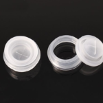OEM Food Grade 13mm Cross Slit Silicone One Way Degassing Valves for Flip Top Sauces Bottle Caps Supplier3