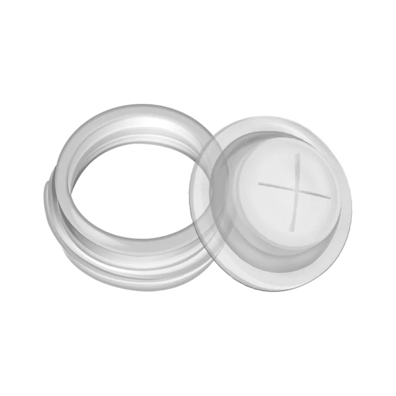 OEM Food Grade 13mm Cross Slit Silicone One Way Degassing Valves for Flip Top Sauces Bottle Caps Supplier4