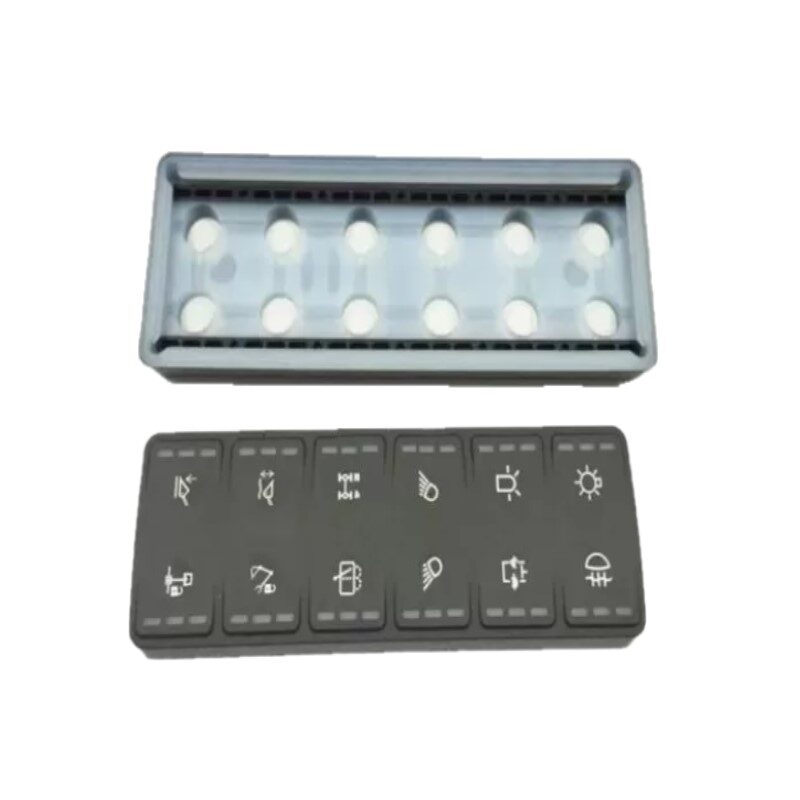 Excavator Control Panel Silicone Rubber Backlit Keypad - The Sun Industry