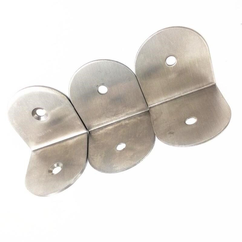 Sturdy Stainless Steel Sheet Metal Corner Bracket with High Hardness Angle