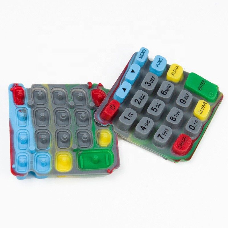Resilient POS Silicone Keypad: Waterproof, Dustproof, Multi-Color Customization