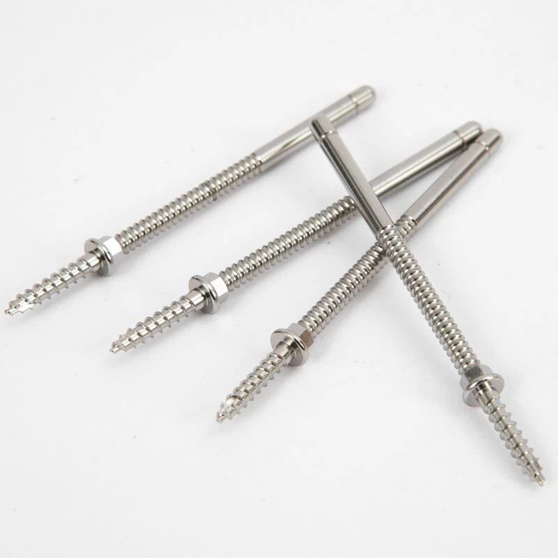 Precision Stainless Steel Distraction Pin: CNC-Machined Components