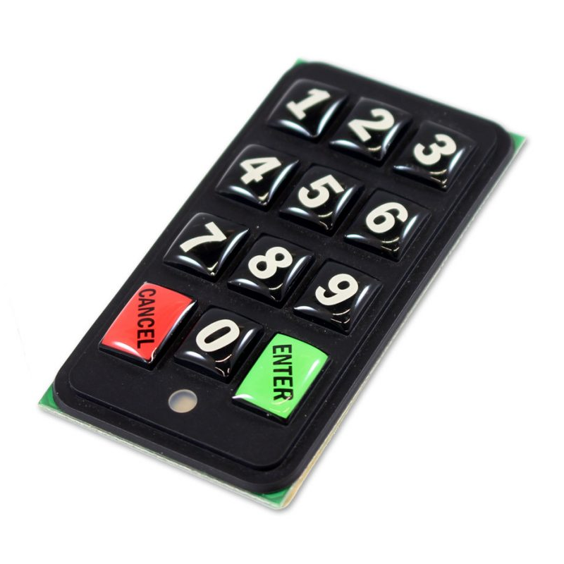 Silicone Rubber Keypads with Tailored Epoxy Coating