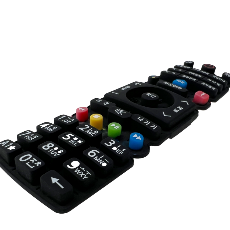 Eco-Friendly Durable Silicone Remote Control Keypad for Diverse Applications